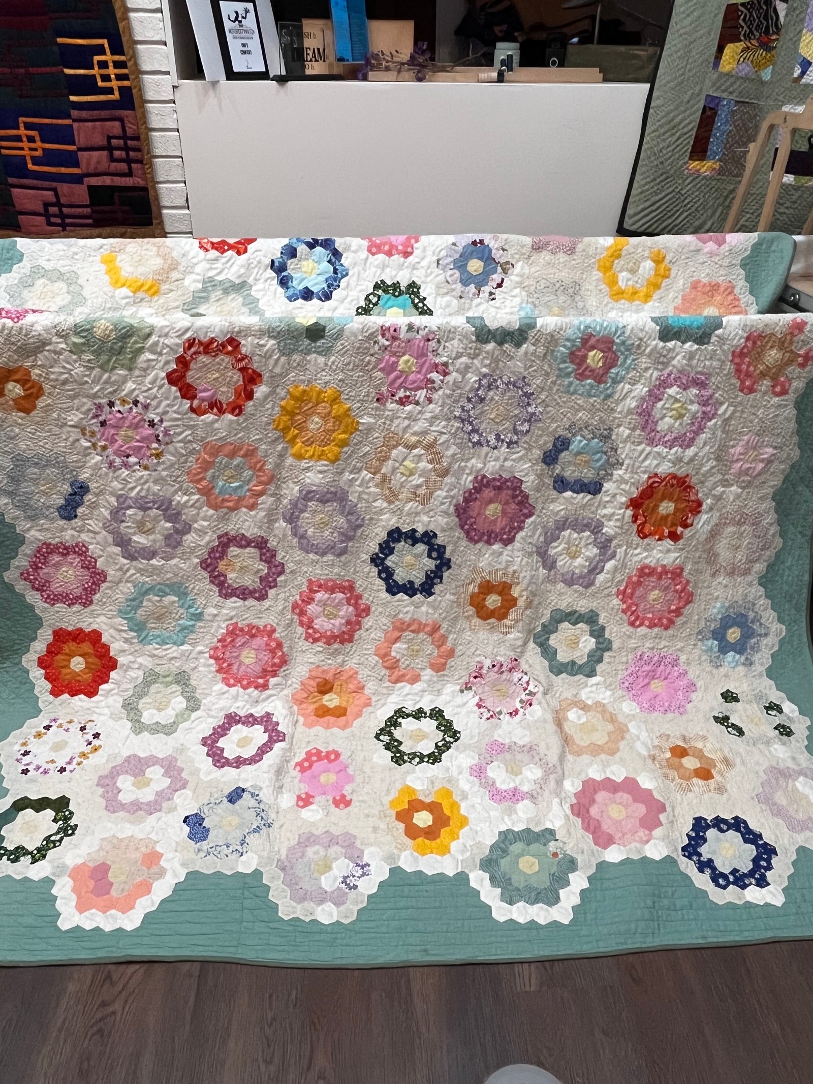 Restoration work — completed heirloom quilt